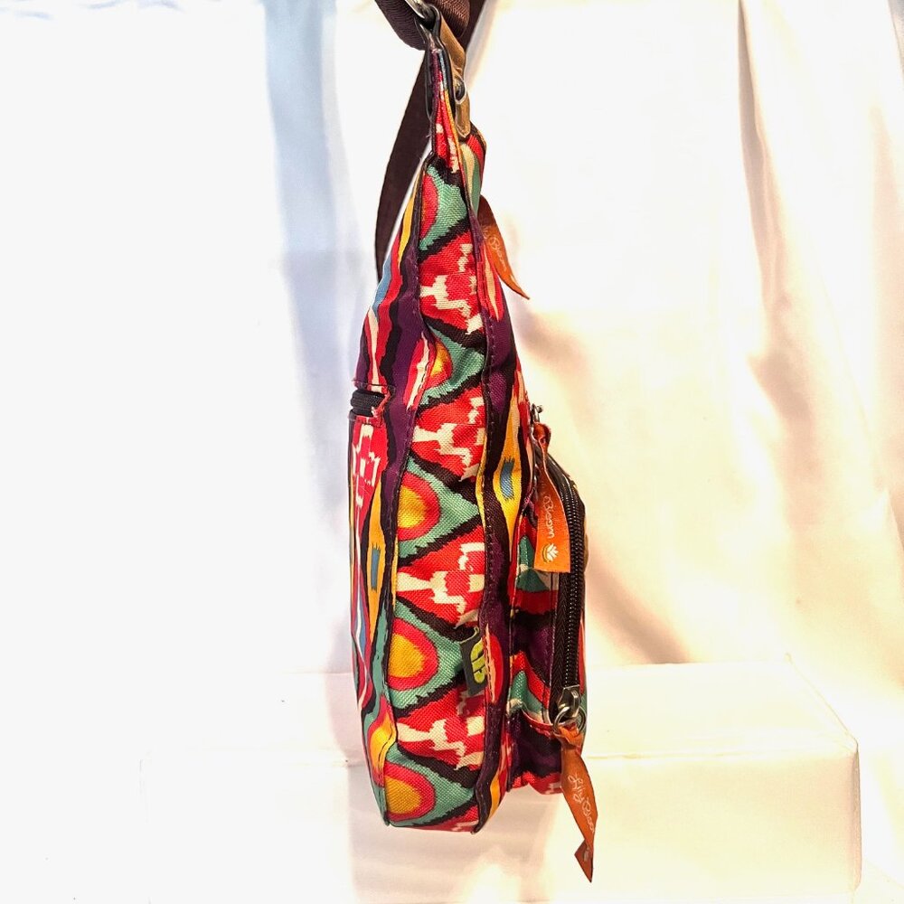 Lilly Bloom-Multi Color Lightweight Crossbody Purse/Bag-Adjustable Strap-Travel - Picture 8 of 16